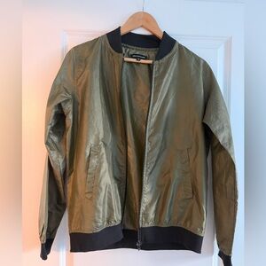 PrettyLittleThing Khaki Bomber Jacket